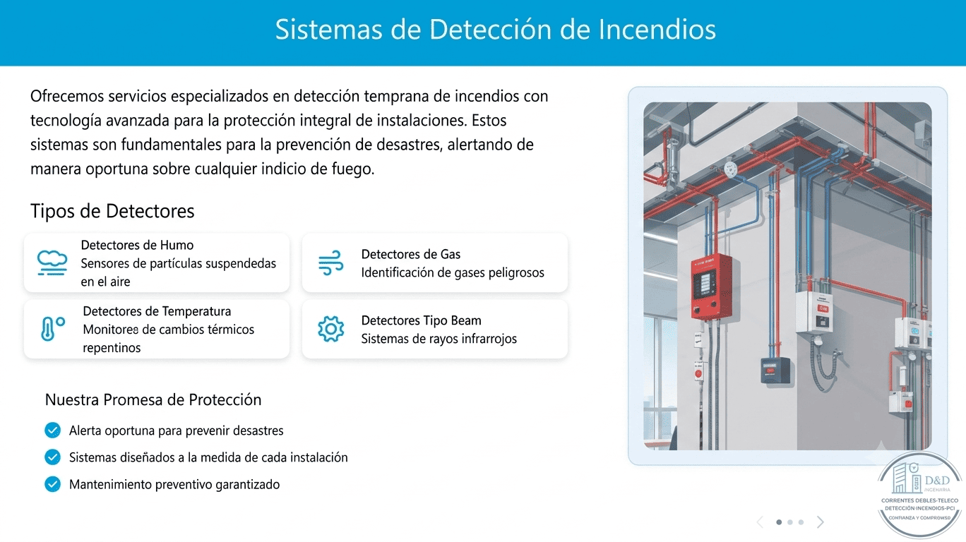 Sistemas de Detección de Incendios